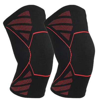 Breathable Support Knee Braces(2 Pieces) - Red - XL - image 3