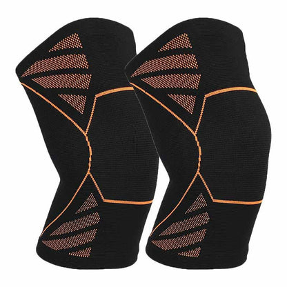 Breathable Support Knee Braces(2 Pieces) - Orange - XL - image 1