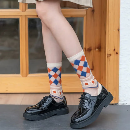 Sheer Daisy Lace Sheer Quarter Socks(5 Pairs) - image 2