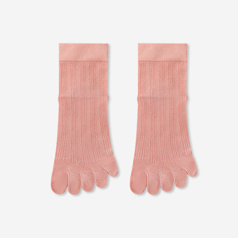 Bamboo Alignment Socks(3 Pairs) - Pink - EU36-40(US3-7) - image 12