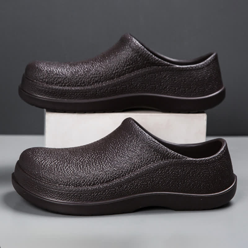 Water Friendly Slip On Work Shoes - Brown - EU46(US12) - image 12