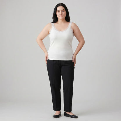 Lace Trim Modal Tank Top(2 Pieces) - image 2