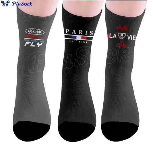 Racing Paris Flag Socks - image 0