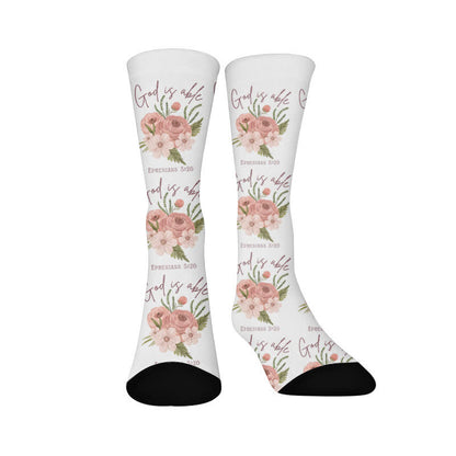 Floral Leopard Print Socks - Floral(1 Pair) - EU37-44(US4-10) - image 7