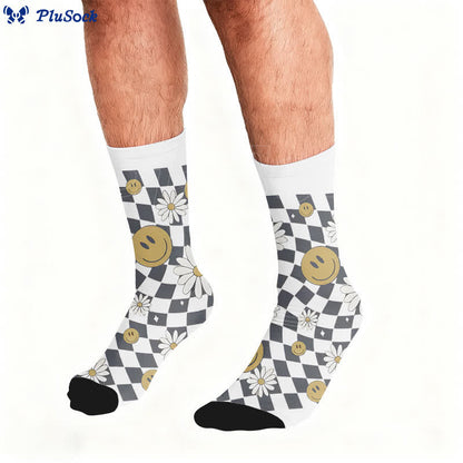Floral Leopard Print Socks - image 2