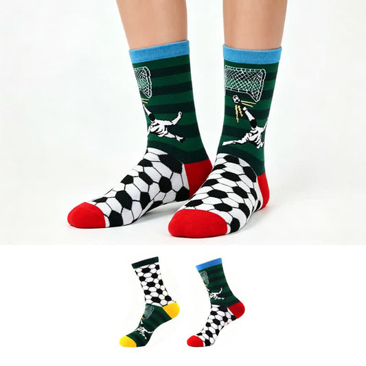 Cotton Soccer Stripe Quarter Socks(2 Pairs) - image 0