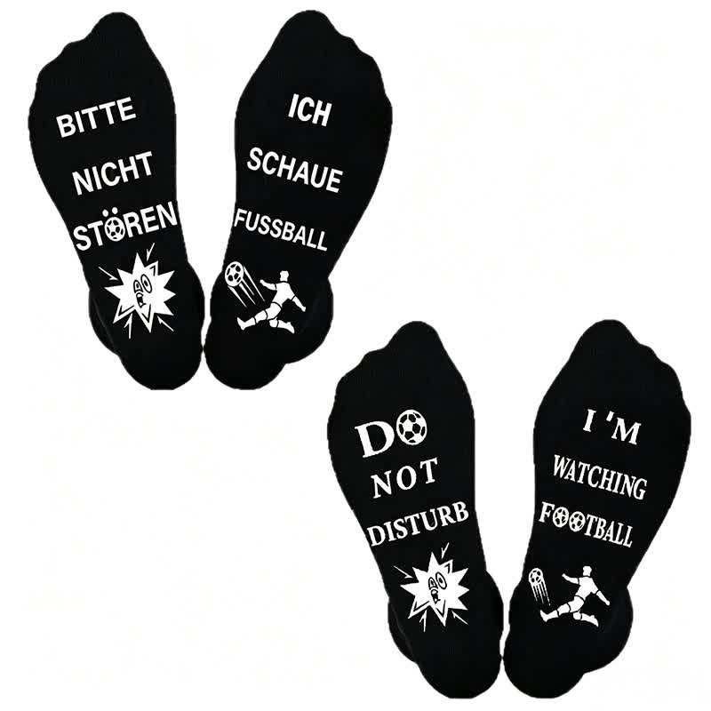Football Quote Cotton Quarter Socks(3 Pairs) - image 1