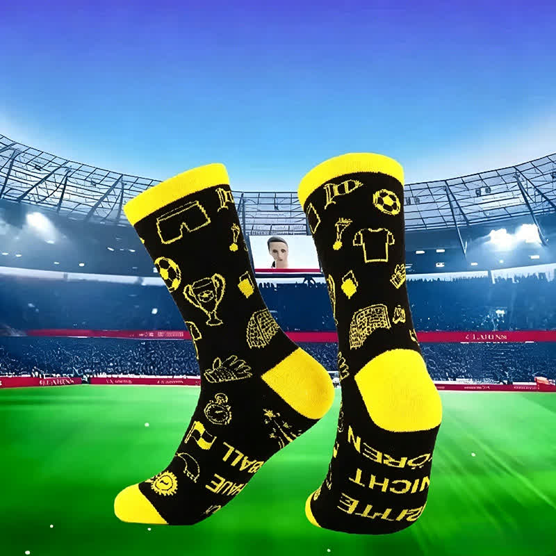Soccer Slogan Quarter Socks(2 Pairs) - image 6