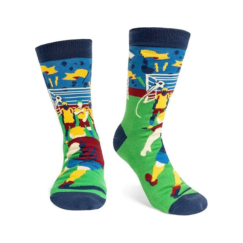 Soccer Slogan Quarter Socks(2 Pairs) - image 3