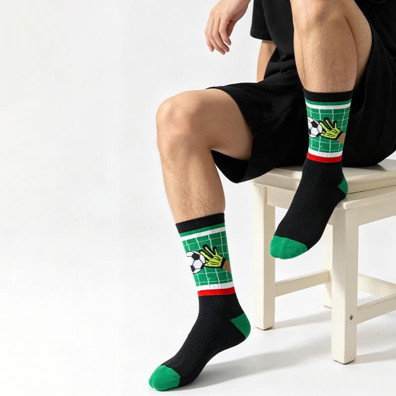 Soccer Stripe Quarter Socks(3 Pairs) - image 1