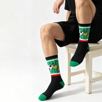 Soccer Stripe Quarter Socks(3 Pairs) - image 1