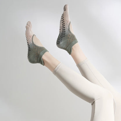 Gradient Toe Grip Socks - Grey - EU35-40(US2-7) - image 6