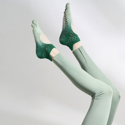 Gradient Toe Grip Socks - Green - EU35-40(US2-7) - image 8