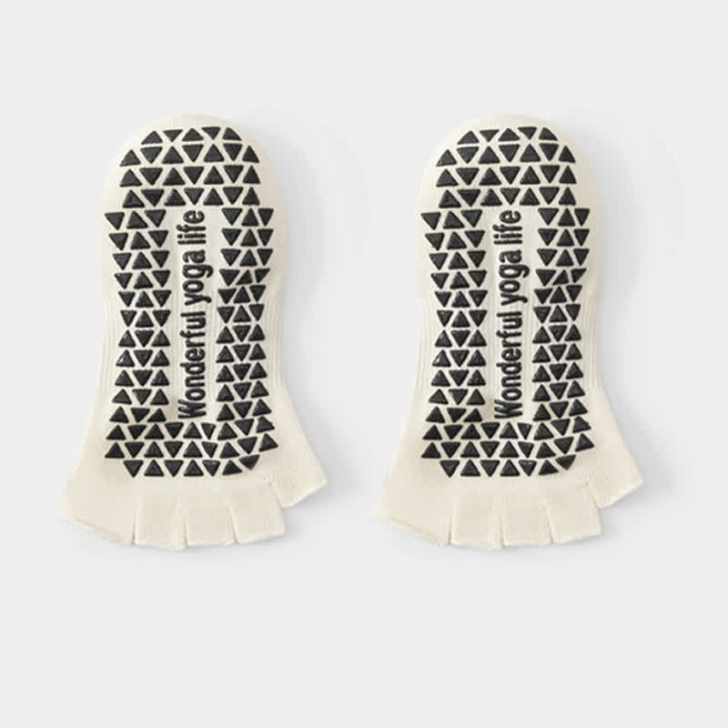 Low Cut Toe Grip Socks(2 Pairs) - White - EU35-40(US2-7) - image 6