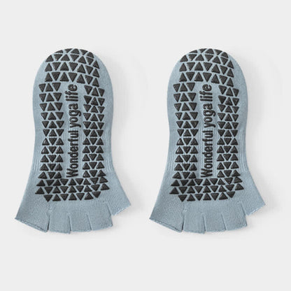 Low Cut Toe Grip Socks(2 Pairs) - Blue - EU35-40(US2-7) - image 8