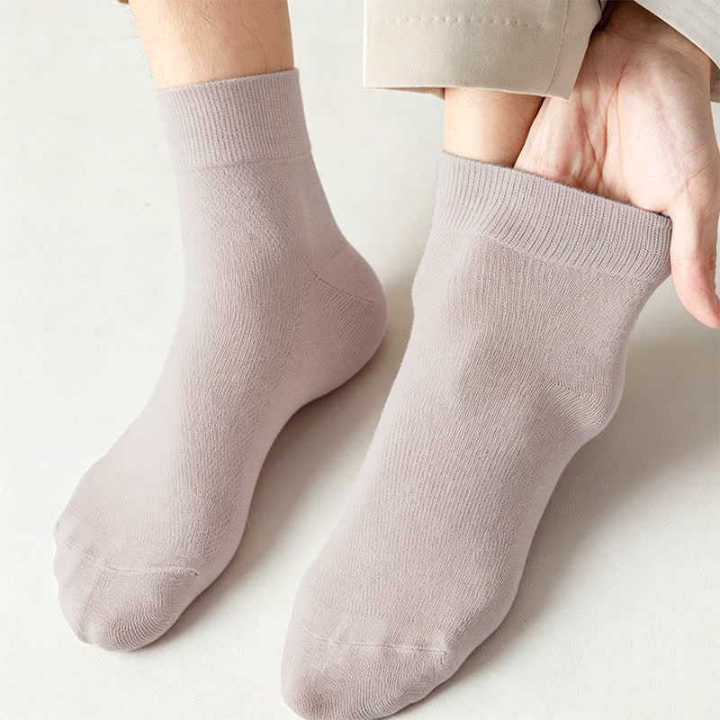 Cotton Breathable Quarter Socks(6 Pairs) - image 12