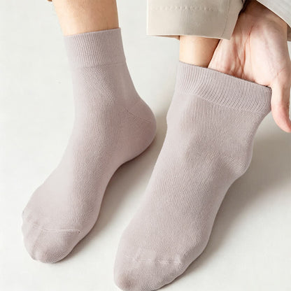 Cotton Breathable Quarter Socks(6 Pairs) - image 12