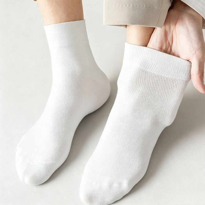Cotton Breathable Quarter Socks(6 Pairs) - image 9