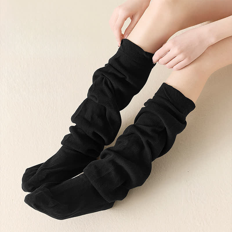 Slouchy Mesh Knit Sleep Socks(2 Pairs) - image 2