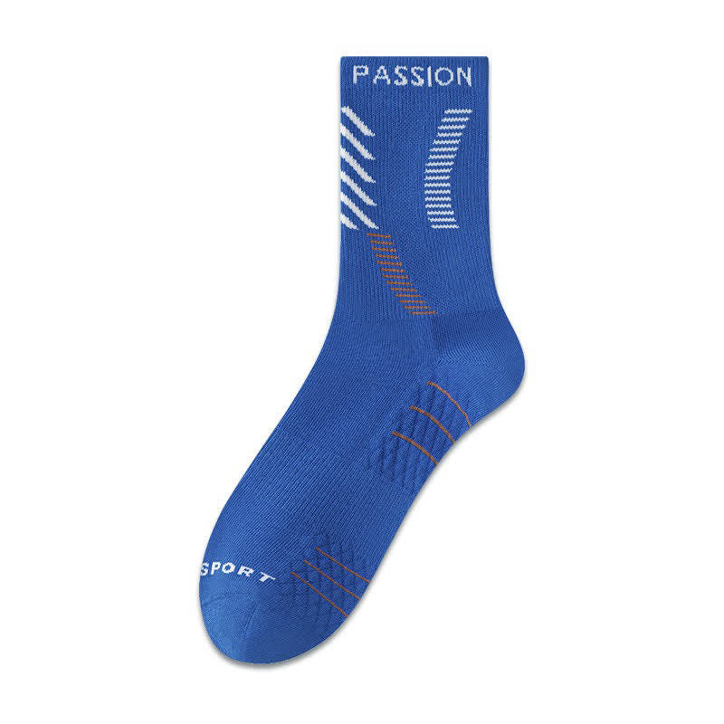 Passion Sport Quarter Socks (5 Pairs) - Blue - EU38-44(US5-10) - image 7