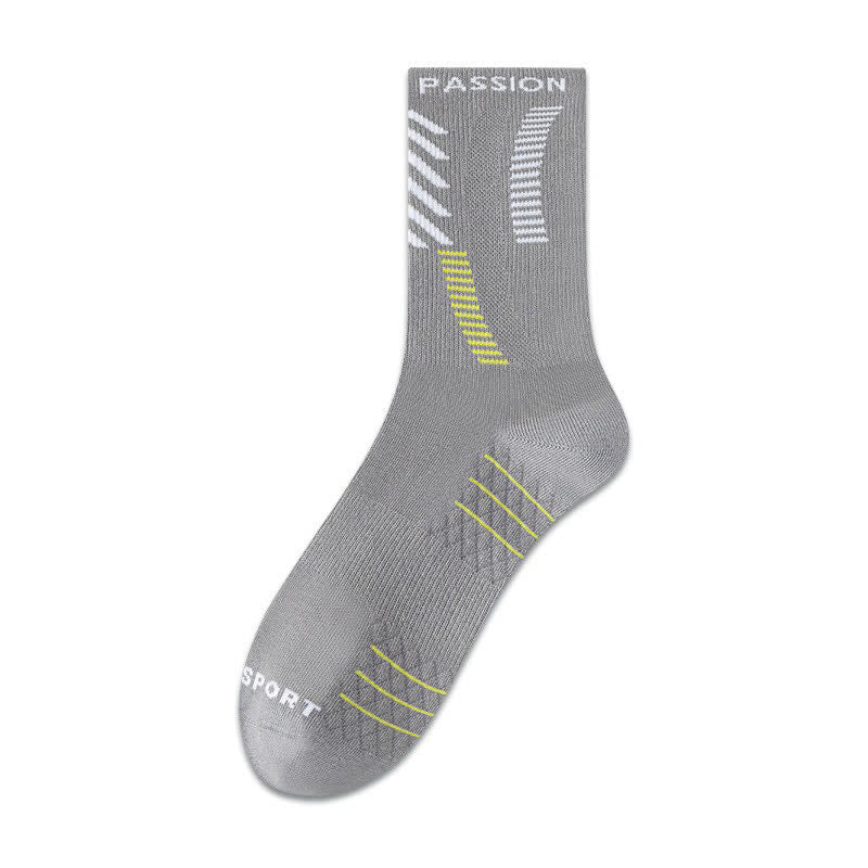 Passion Sport Quarter Socks (5 Pairs) - Grey - EU38-44(US5-10) - image 6