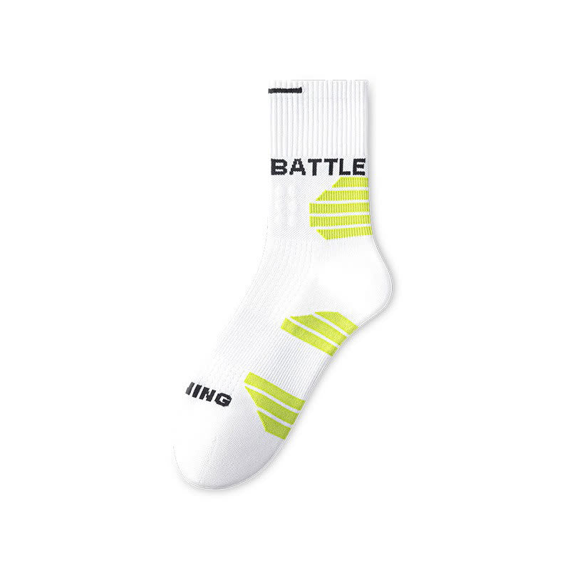 Battle Cushioned Quarter Socks(5 Pairs) - Green - EU38-44(US5-10) - image 4