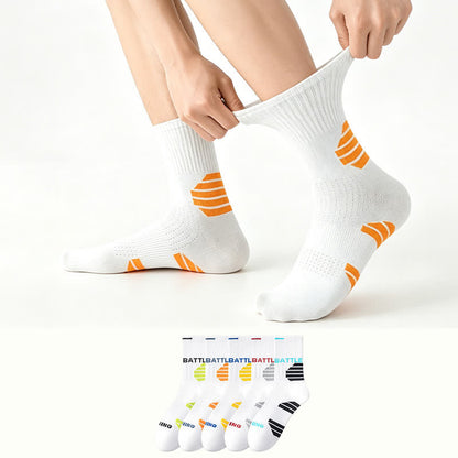 Battle Cushioned Quarter Socks(5 Pairs) - image 0