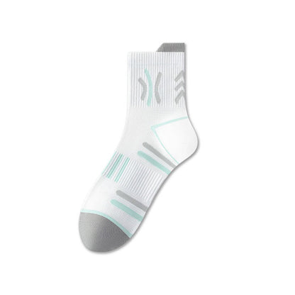 Cotton Sport Quarter Socks(5 Pairs) - White - EU38-44(US5-10) - image 3