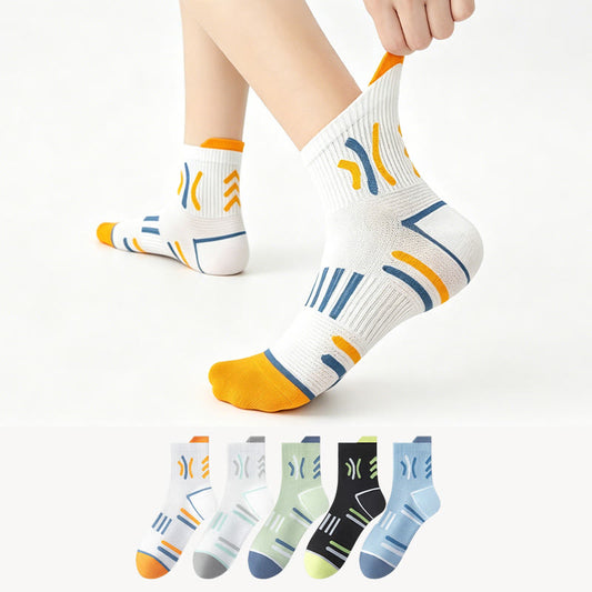 Cotton Sport Quarter Socks(5 Pairs) - image 0