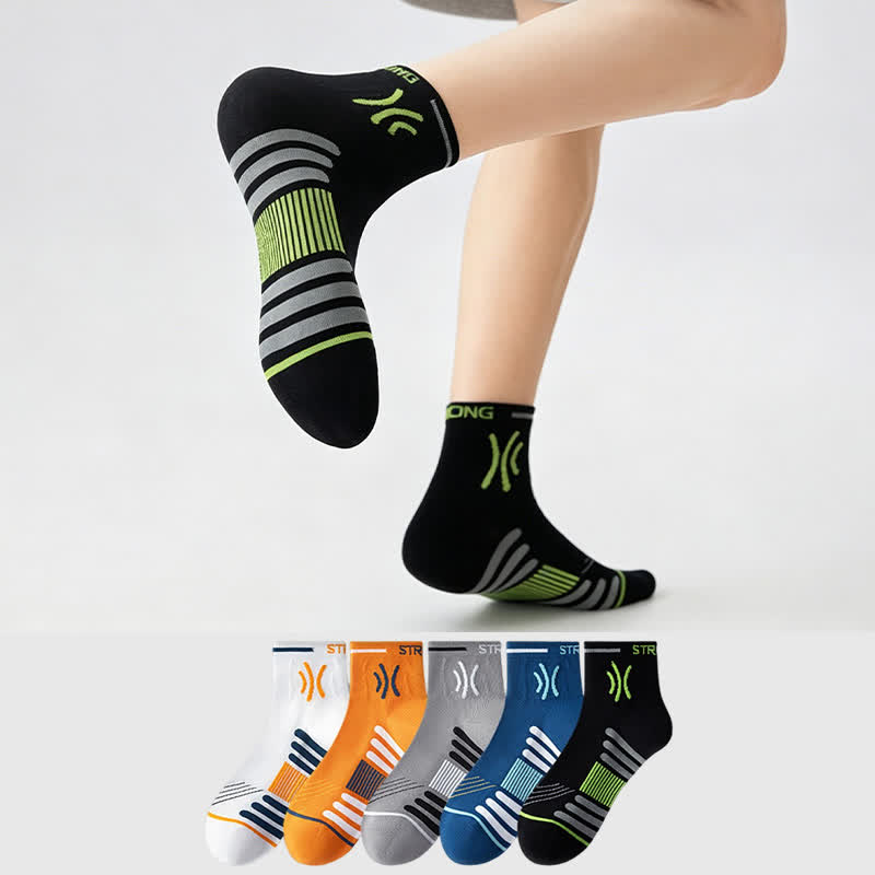 Quick Dry Cushioned Socks (5 Pairs) - image 0