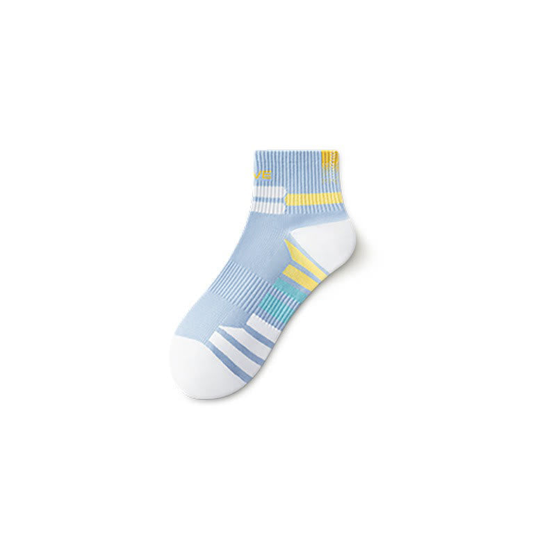 Brave Ribbed Sport Quarter Socks(5 Pairs) - Blue - EU38-44(US5-10) - image 5