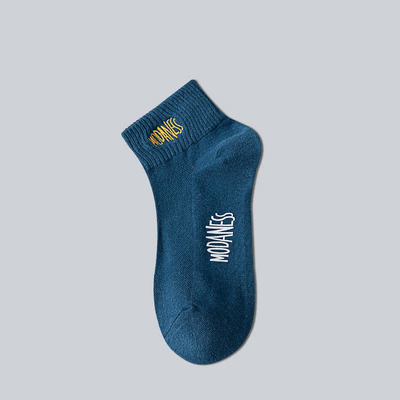 Breathable Cotton Ankle Socks(8 Pairs) - Navy Blue - EU38-45(US5-11) - image 4