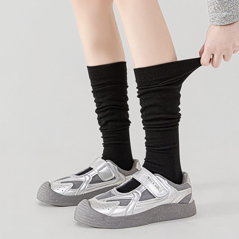 Plus Size Solid Bamboo Compression Socks - image 4
