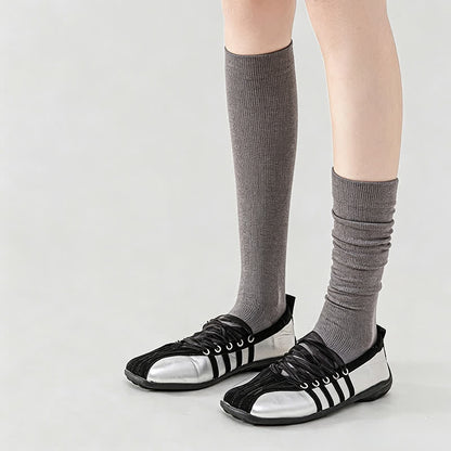 Plus Size Solid Bamboo Compression Socks - image 3