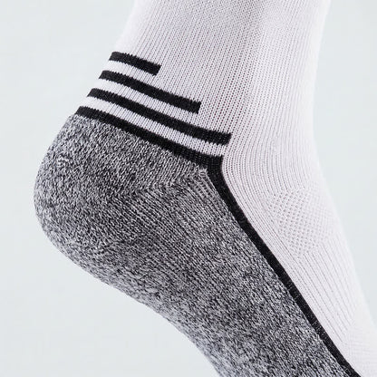 Contrast Stripe Compression Socks(4 Pairs) - image 5