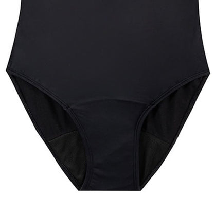 Minimalist Black One-Piece Swimsuit - image 4