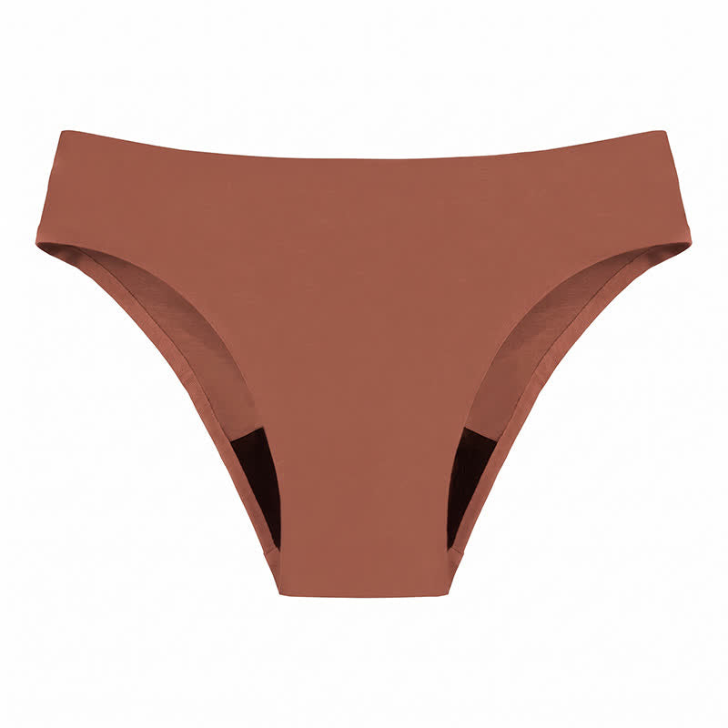 Seamless High Cut Panty - Coffee - 4XL - image 6