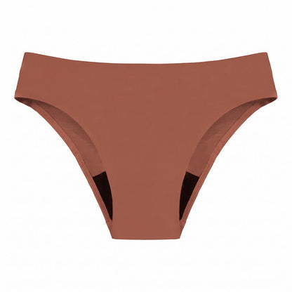 Seamless High Cut Panty - Coffee - 4XL - image 6