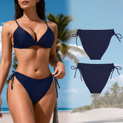 Halter Triangle Tie Side Panty - image 0