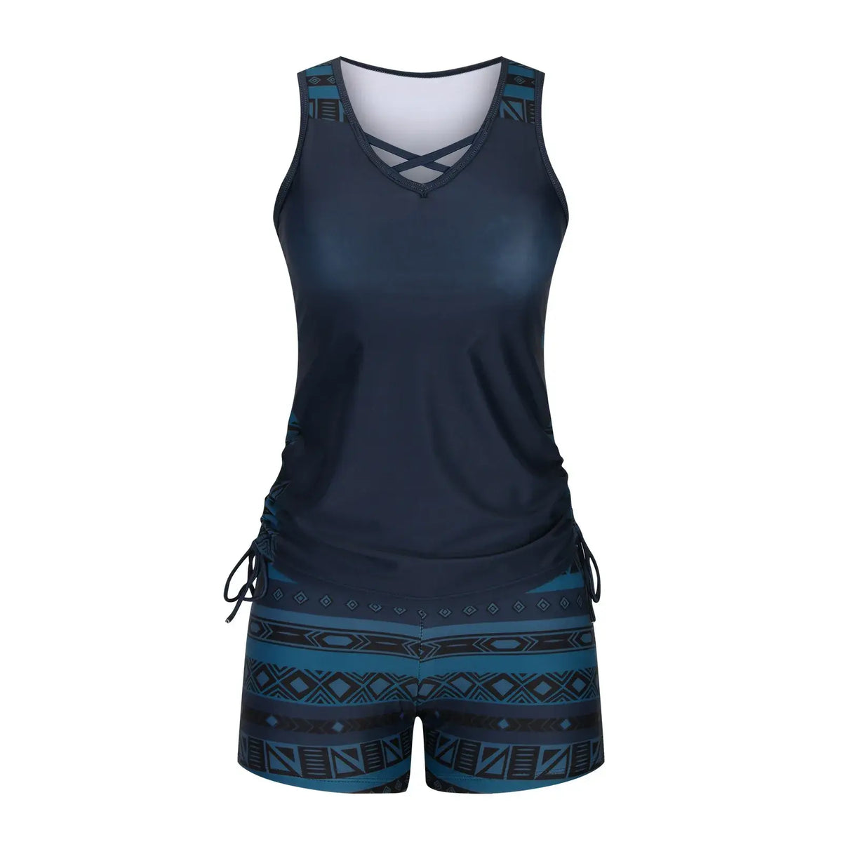 Floral Criss Cross Tankini Set - image 10