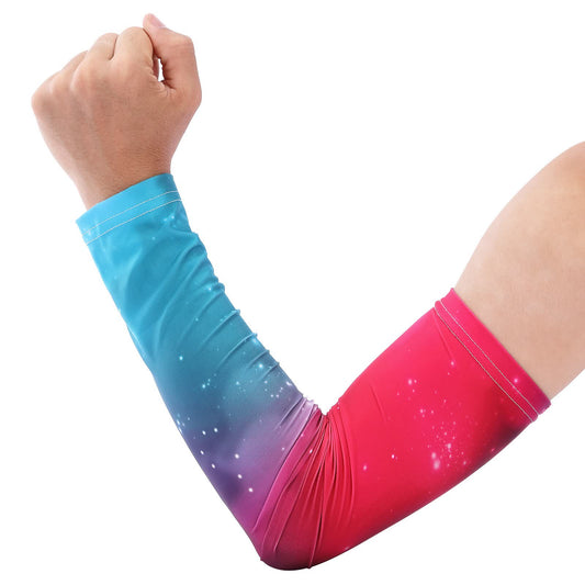 Galaxy Fade Cooling  Arm Sleeves(2 Pairs) - Pink - One Size - image 0