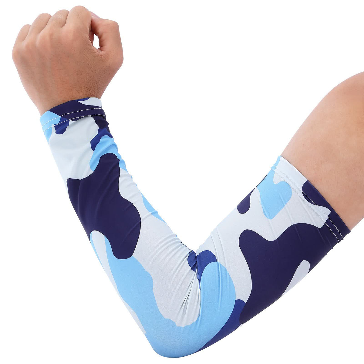 Galaxy Fade Cooling  Arm Sleeves(2 Pairs) - Blue - One Size - image 2