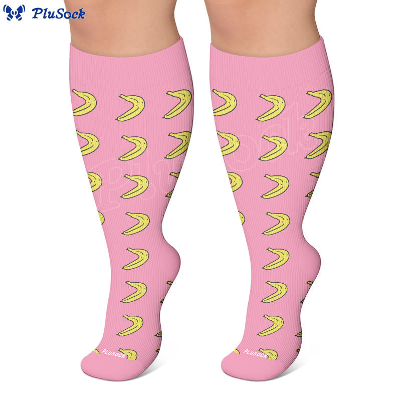 Plus Size Fruity Fun Compression Socks - image 2