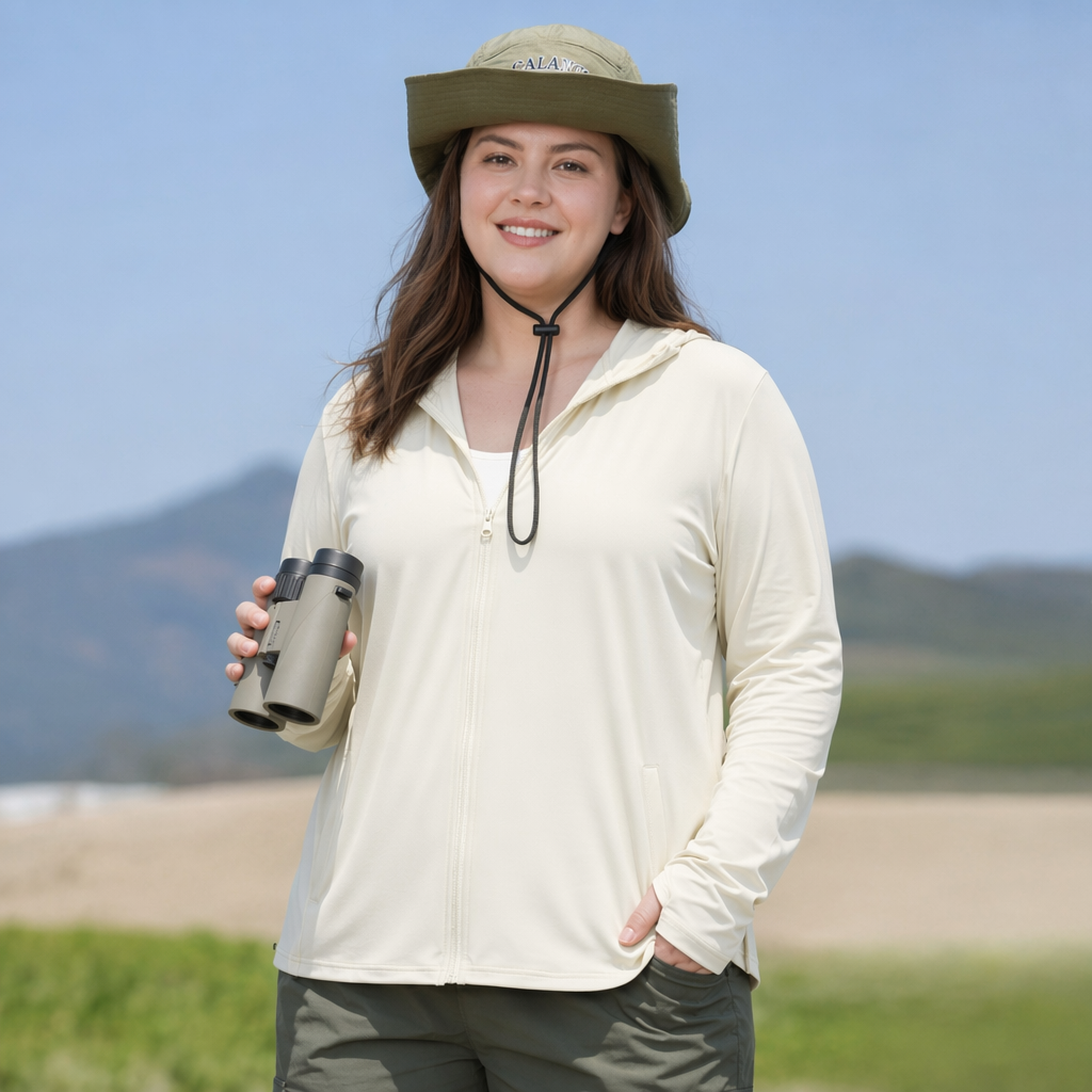 Lightweight Hooded Sun Protection Clothing - image 1