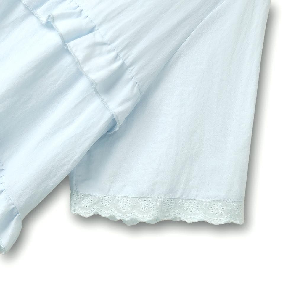 Plus Size Lace Trim Bamboo Blend Lounge Set - image 3
