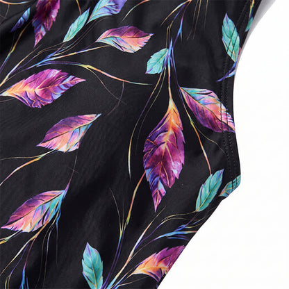 Tropical Leaf Tankini Set - image 6