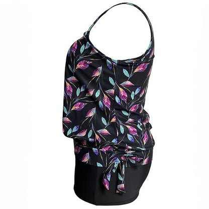 Tropical Leaf Tankini Set - image 8