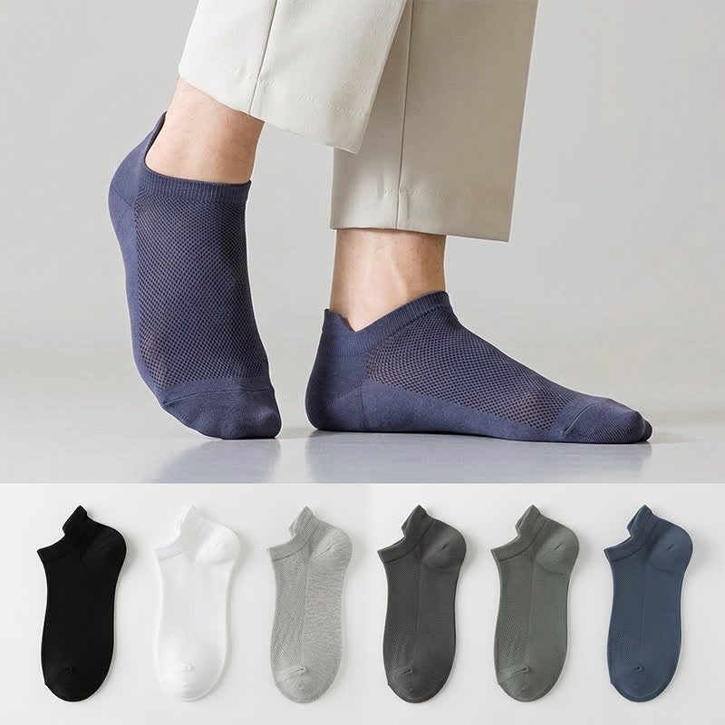 Breathable Mesh Ankle Socks (6 Pairs) - image 0