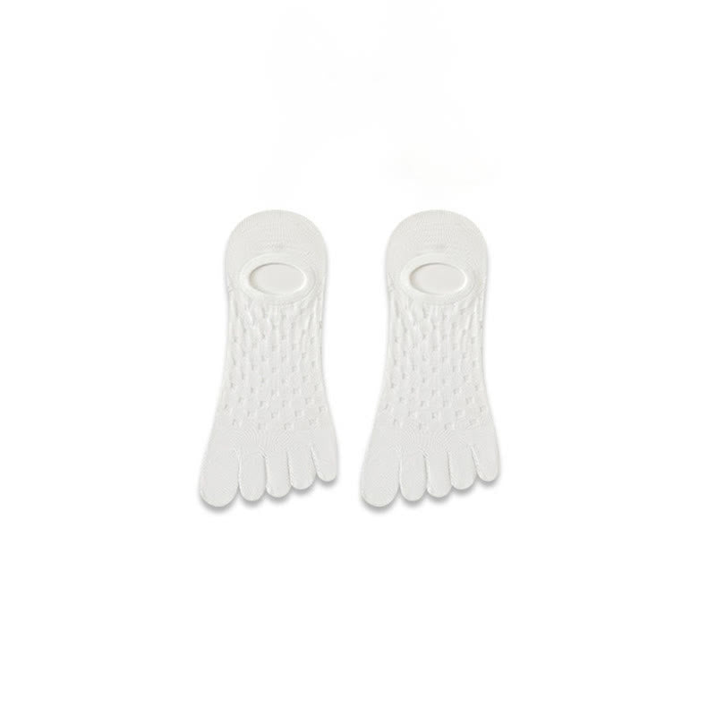 Breathable Five Toe Alignment Socks(3 Pairs) - White - EU39-44(US6-10) - image 5
