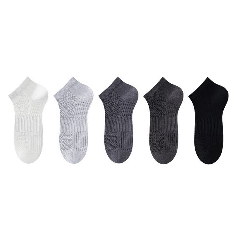 Breathable Antibacterial Ice Silk Ankle Socks (5 Pairs) - image 11